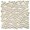 Cautive Mosaic MALLA TIRRENO IRIS WHITE 305x305